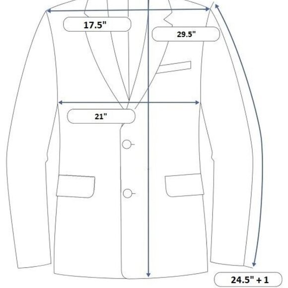 Zanetti ZNT18 2 Piece Suit 40R Blue - Picture 10 of 11